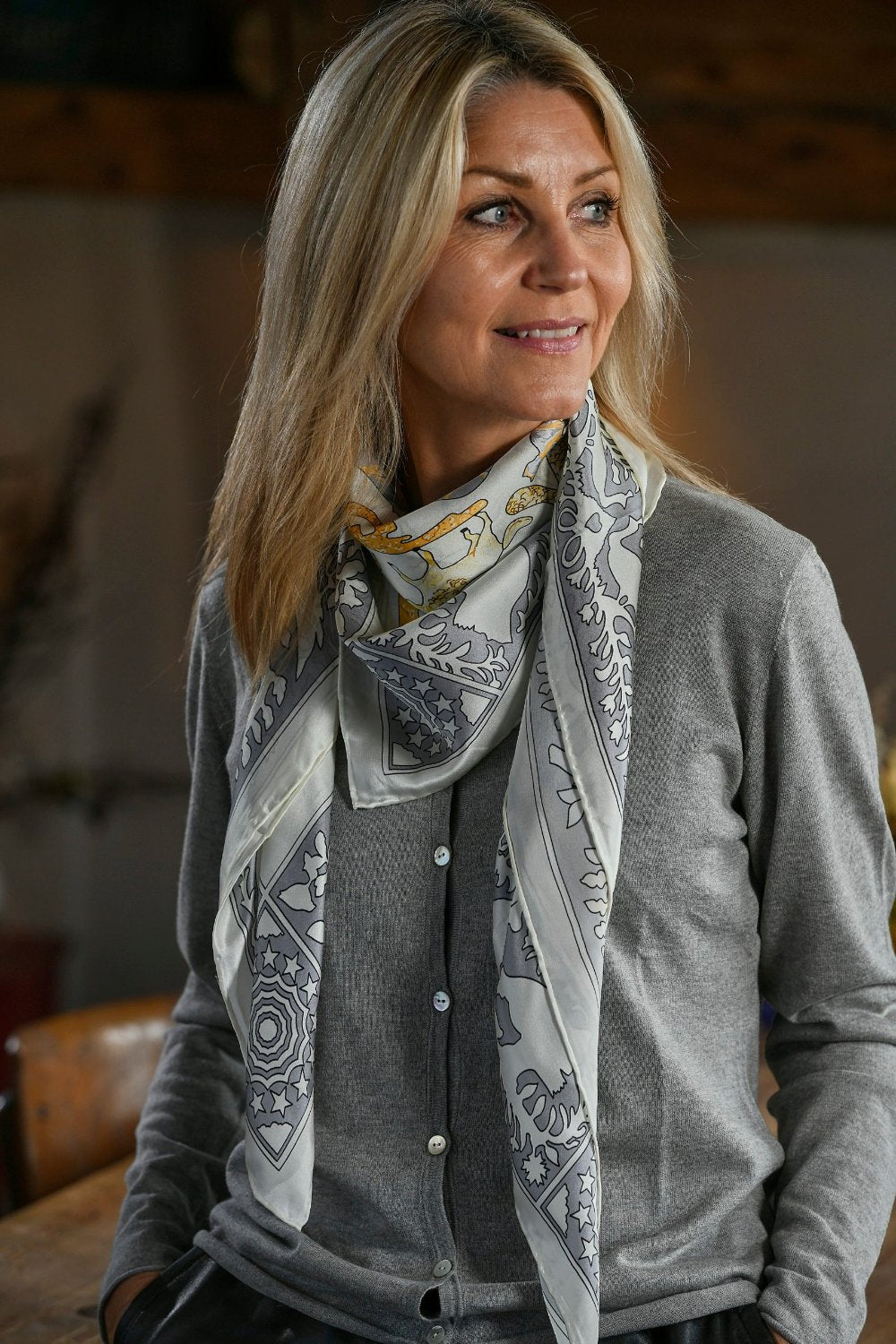 Silk scarf