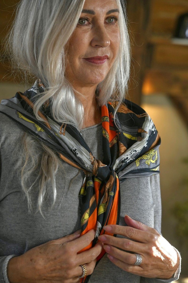 Silk scarf