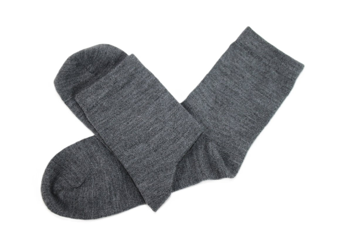 Wool socks gray