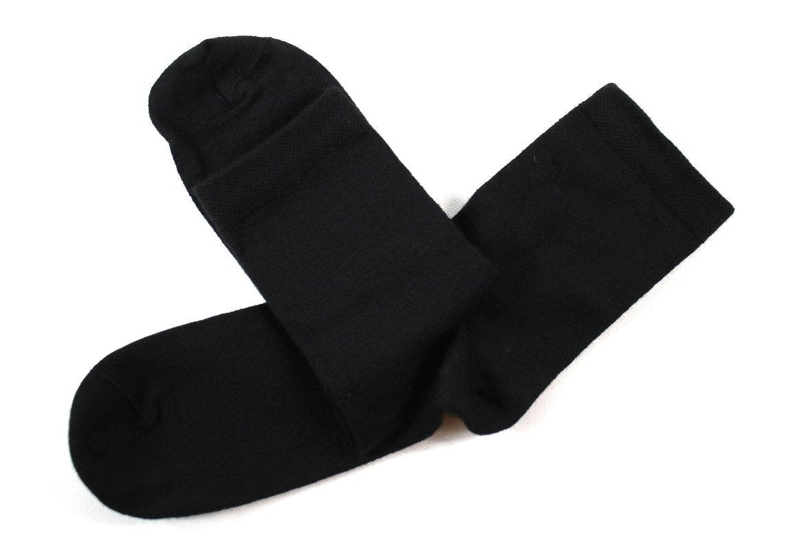 Wool socks black