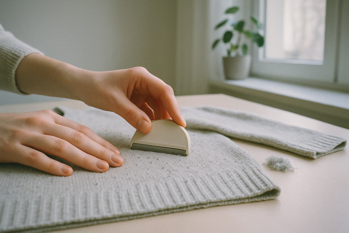 Fnug/pilling på strik: Sådan undgår og fjerner du det skånsomt