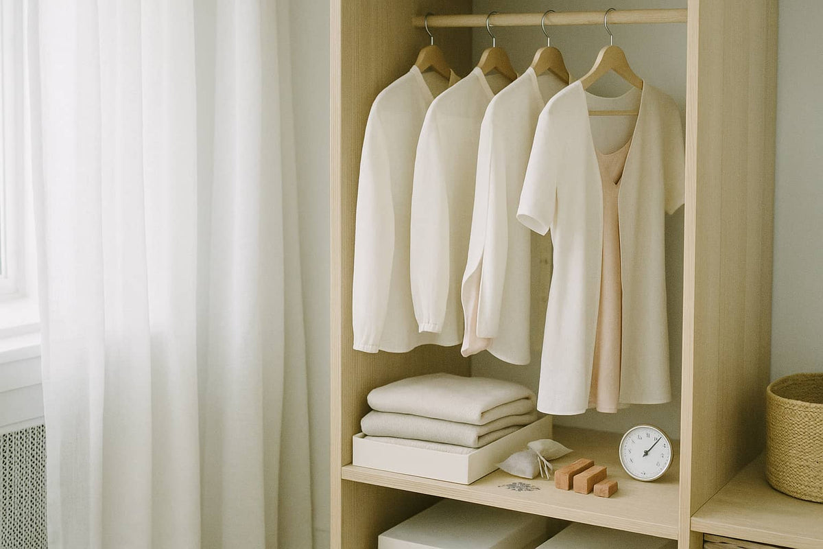 Sådan opbevarer du cashmere og silke om sommeren