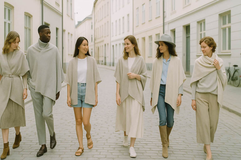 7 måder at style en poncho året rundt